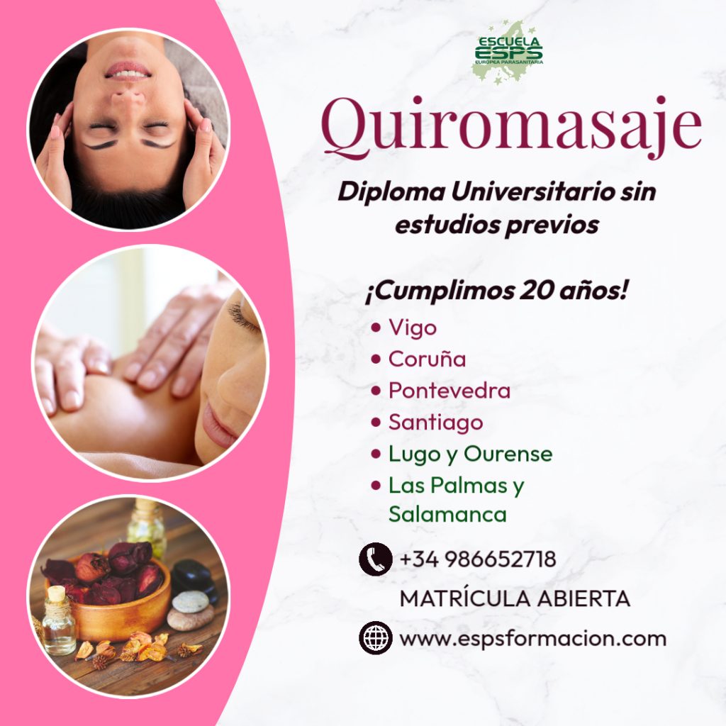 curso de quiromasaje universitario
